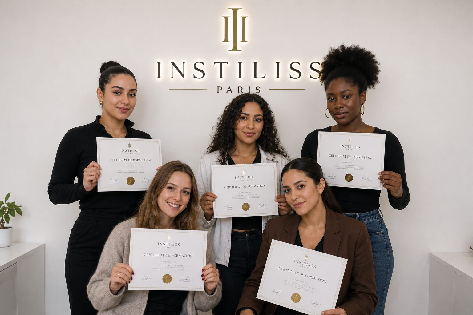 Diplômes de nos élèves certifiées Instiliss Paris
